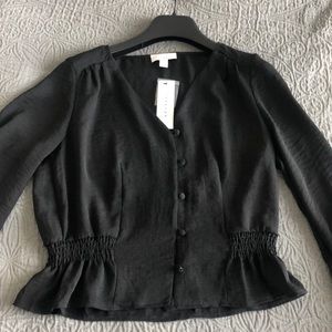 Black Top Shop Blouse